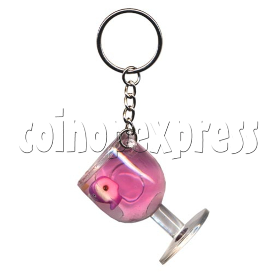 Colorful Liquid Key Rings 9761