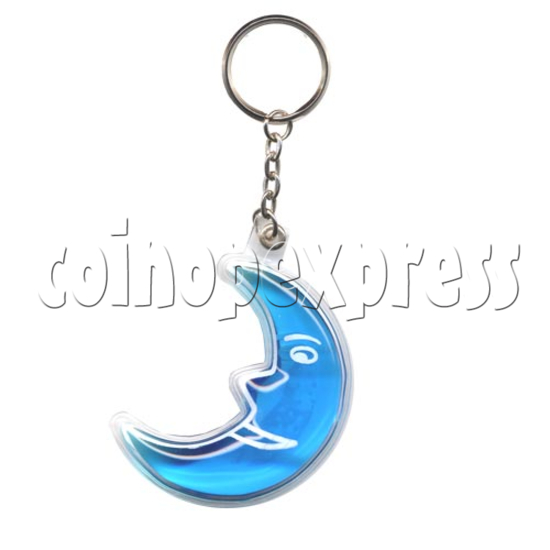 Water Glitter Key Rings 9768