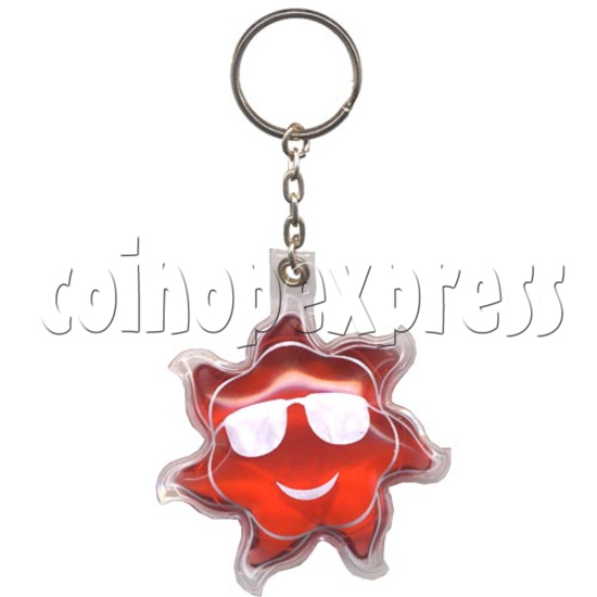 Water Glitter Key Rings 9781