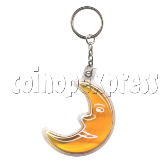 Water Glitter Key Rings 9784