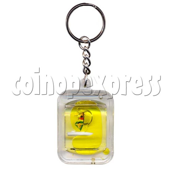 Colorful Liquid Key Rings 9837